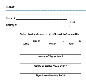 Notary Essentials The Difference Between Acknowledgments And Jurats NNA   Bulletin Jurat Small 